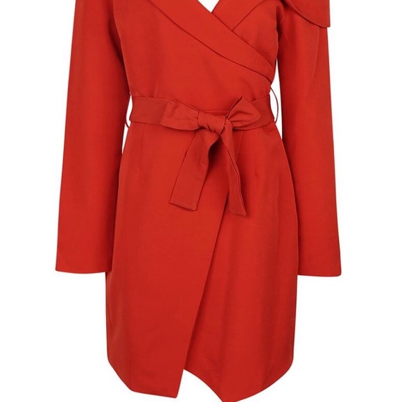 Off The Shoulder Tailored Dress size medium - Picture 3 of 3